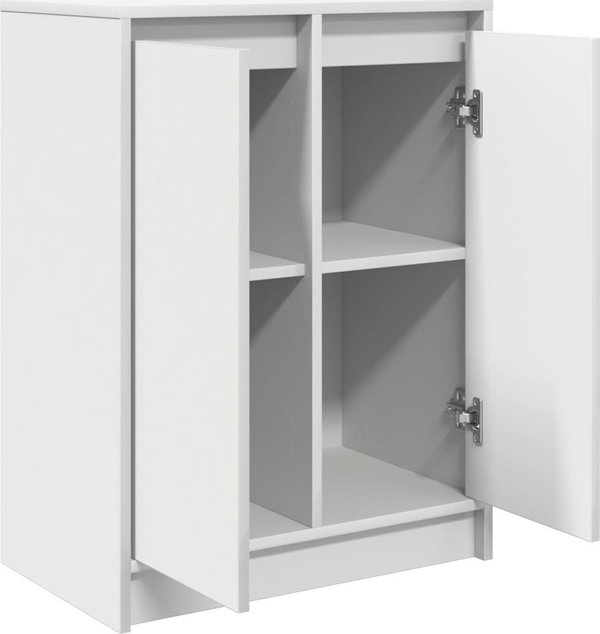 vidaXL Λευκή Συρταριέρα 57x34x76 cm από Κολλητό Ξύλο
