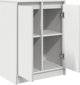 vidaXL Λευκή Συρταριέρα 57x34x76 cm από Κολλητό Ξύλο