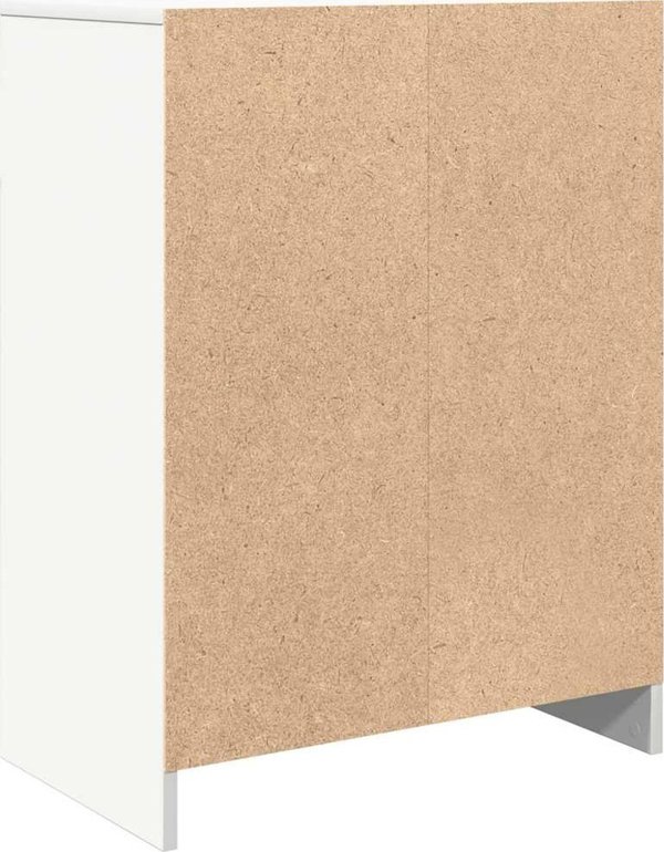 vidaXL Λευκή Συρταριέρα 57x34x76 cm από Κολλητό Ξύλο