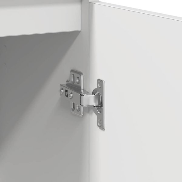 vidaXL Λευκή Συρταριέρα 57x34x76 cm από Κολλητό Ξύλο