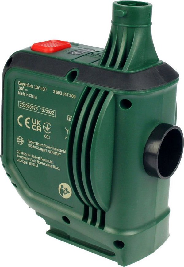 Φορητός αεροσυμπιεστής αυτοκινήτου Bosch EasyInflate 18V-500 - Χωρίς μπαταρία | Χωρίς φορτιστή
