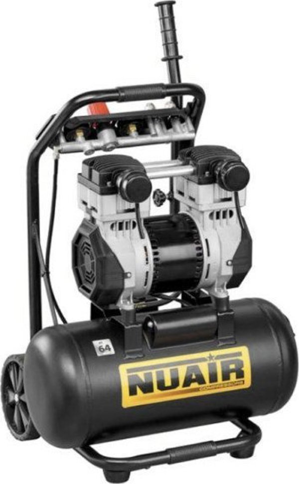 Nuair Αεροσυμπιεστής 24L 2HP, Αθόρυβος Χωρίς Λάδι 59dB, 8 Bar