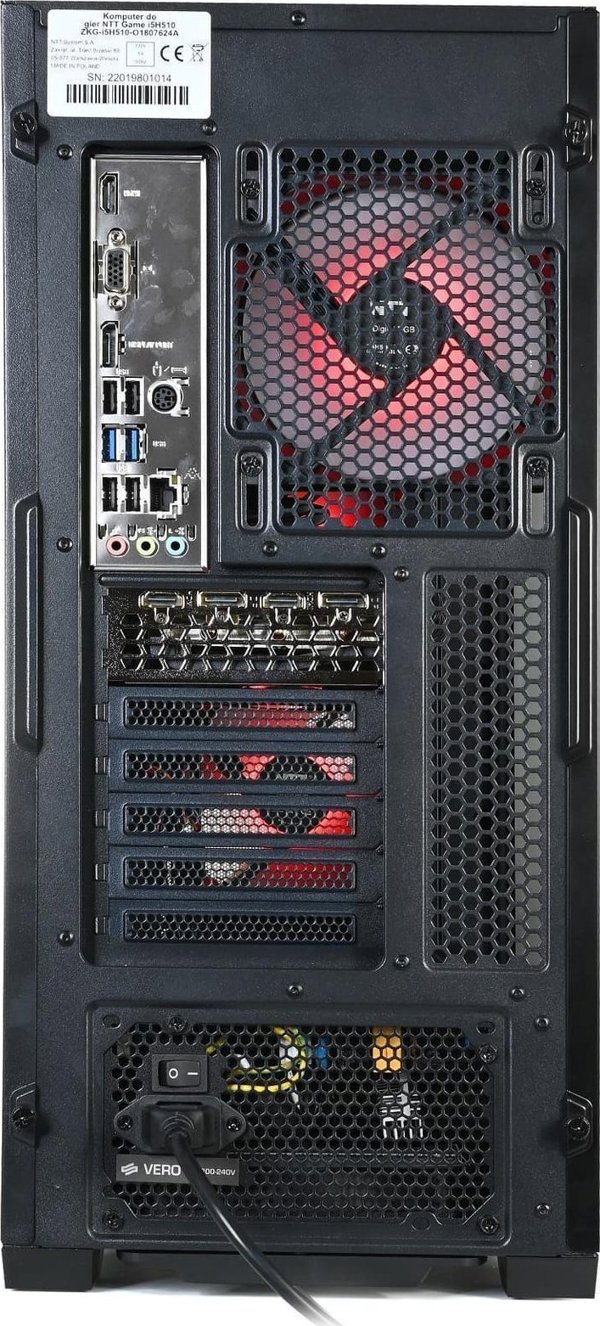 Komputer NTT Game Pro Ryzen 7 8700F, RTX 3050 6GB, 16GB RAM, 1TB SSD, WIFI, W11H
