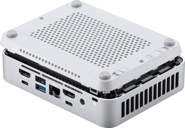 Υπολογιστής Asus ASUS NUC 14 Pro+ RNUC14RVSU500000I - Barebone - Mini-PC - 1 x Core Ultra 5 125H / 1.2 GHz - RAM 0 GB - Intel Arc Graphics - 1GbE, 2.5GbE, Wi-Fi 6E, Bluetooth 5.3 - WLAN: 802.11a/b/g/n/ac/ax (Wi-Fi 6E), Bluetooth 5.3 - Ασημί
