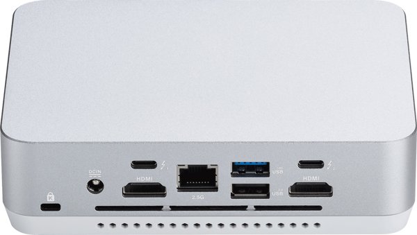 Υπολογιστής Asus ASUS NUC 14 Pro+ RNUC14RVSU500000I - Barebone - Mini-PC - 1 x Core Ultra 5 125H / 1.2 GHz - RAM 0 GB - Intel Arc Graphics - 1GbE, 2.5GbE, Wi-Fi 6E, Bluetooth 5.3 - WLAN: 802.11a/b/g/n/ac/ax (Wi-Fi 6E), Bluetooth 5.3 - Ασημί