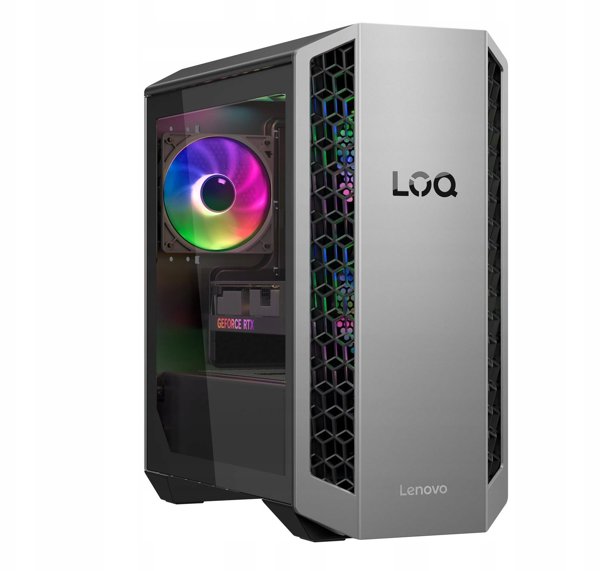 Lenovo LOQ Tower 26ADR10 Gaming PC, Ryzen 7 8745HX, 32GB RAM, 1TB SSD, RTX 5060 Ti 16GB, Windows 11 (91DF0067PL)