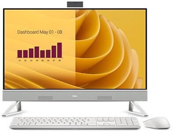 Dell Inspiron 27 7730 All-in-One PC, 27" FHD Touch, Intel Core 7 150U, 16GB DDR5, 1TB SSD, Windows 11 Pro, Λευκό