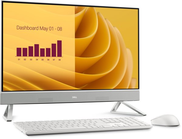 Dell Inspiron 27 7730 All-in-One PC, 27" FHD Touch, Intel Core 7 150U, 16GB DDR5, 1TB SSD, Windows 11 Pro, Λευκό