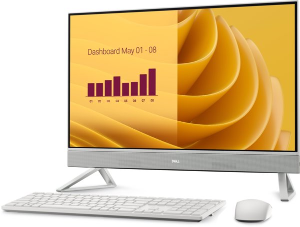 Dell Inspiron 27 7730 All-in-One PC, 27" FHD Touch, Intel Core 7 150U, 16GB DDR5, 1TB SSD, Windows 11 Pro, Λευκό