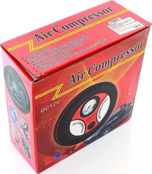 Kompresor samochodowy Apte AG489A 12 V 90 W