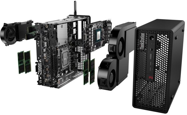 Lenovo ThinkStation P3 Ultra Workstation, Intel Core i7-13700K, 32GB RAM, 512GB SSD, Ultra SFF, Linux Ubuntu 22.04 LTS