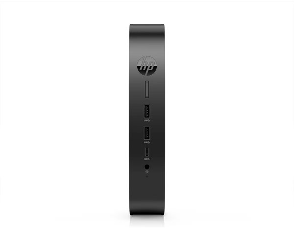 Komputer HP HP Elite t655 - Thin Client - SFF - 1 x Ryzen Embedded R2314 / 2.1 GHz - RAM 8 GB - Flash 32 GB - eMMC - Radeon Graphics - 1GbE, Bluetooth 5.2, Wi-Fi 6 - WLAN: 802.11a/b/g/n/ac/ax, Bluetooth 5.2 - HP ThinPro - Monitor: keiner - Tastatur: Deuts