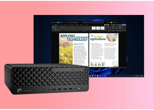 Komputer HP HP EliteDesk 8 SFF G1i Desktop AI PC Intel Core Ultra 7 265 16 GB DDR5-SDRAM 1 TB SSD Windows 11 Pro Czarny