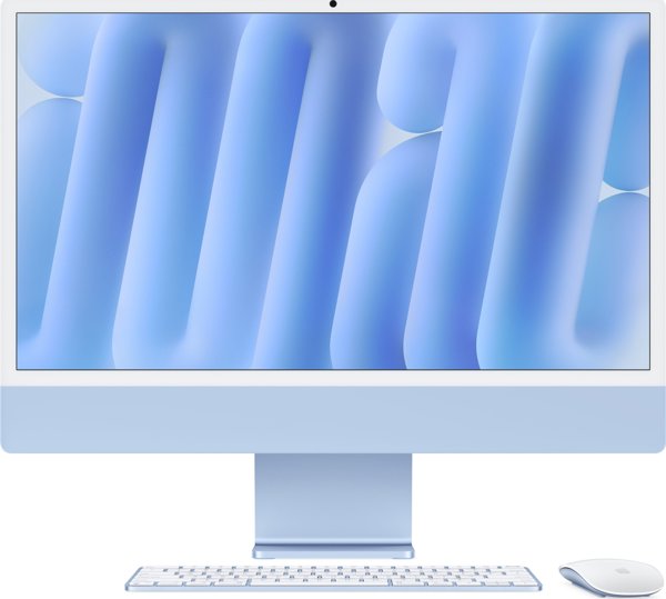 Υπολογιστής Apple iMac 24 M4 / 24 GB / 512 GB / 10R GPU / Μπλε (MD2T4ZE/A)