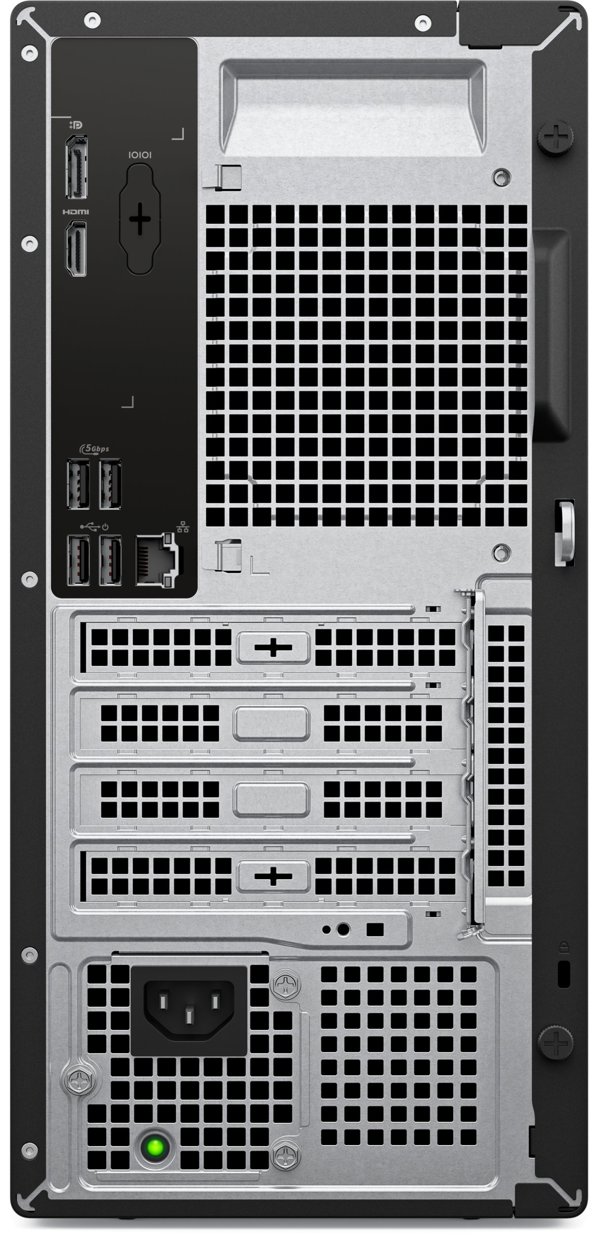 Dell Desktop PC QVT1260, Intel Core i5-14400, 16GB DDR5, 1TB SSD, Windows 11 Pro, Μαύρο