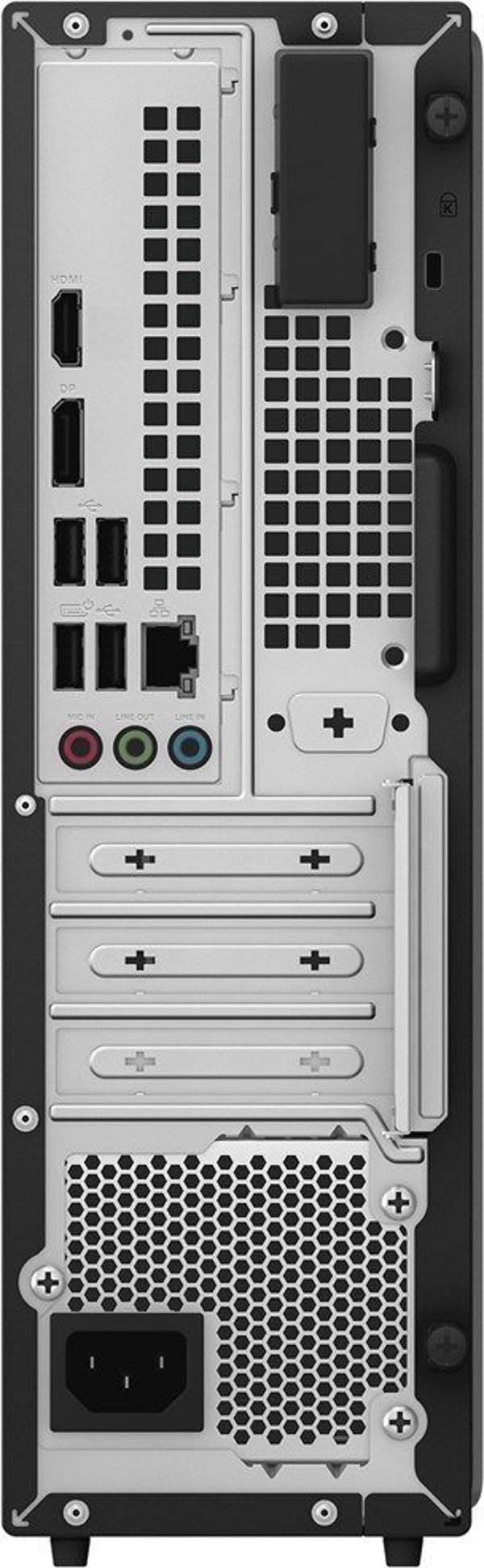 Asus V501SV-03100U013W Desktop PC, Intel Core 3 100U, 8GB DDR5, 512GB SSD, Windows 11 Home, Μαύρο