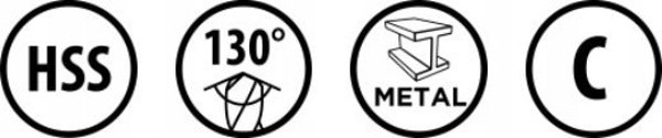 Nord Tools Σετ Τρυπάνια HSS NWKa M-25 για Χάλυβα & Χυτοσίδηρο, 1.0-13.0mm, 25 Τεμάχια