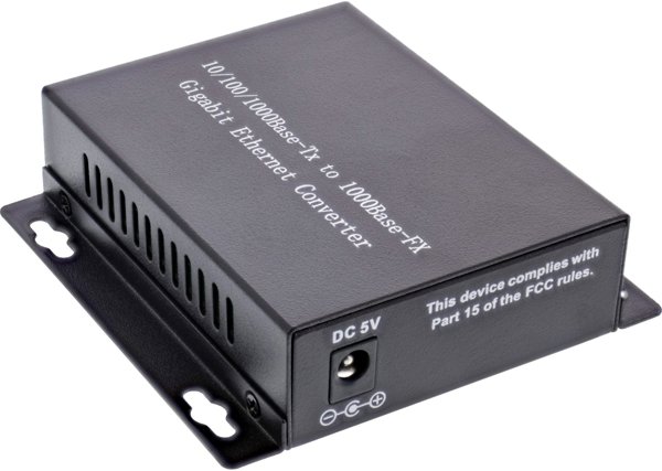 InLine Μετατροπέας Μέσων Δικτύου 10/100/1000Mb/s TP σε FO (SC Duplex), MM, 550m