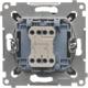 Kontakt-Simon Διακόπτης για Περσίδες Simon 54 DZP1.01/49, 10A, 250V, Μαύρο Χρώμα