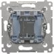 Kontakt-Simon 54 Κουμπί Φωτισμού 16AX 250V IP20/IP44 Λευκό DS1A.01/11
