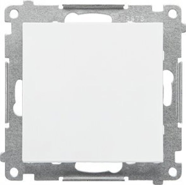 Kontakt-Simon Διακόπτης σκάλας Kontakt-Simon 55 TW6.01/X/111 χωρίς εικονογράφημα, μονάδα 10 AX, 250V~, γρήγορες συνδέσεις, ματ λευκό