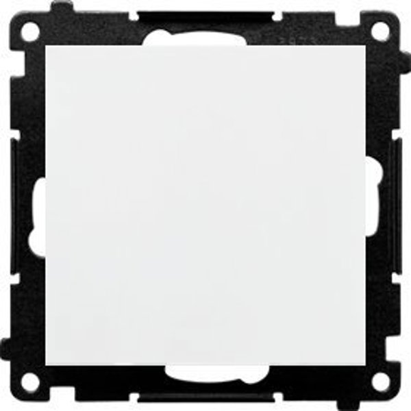 Kontakt-Simon Διακόπτης σκάλας Kontakt-Simon 55 TW6.01/X/111 χωρίς εικονογράφημα, μονάδα 10 AX, 250V~, γρήγορες συνδέσεις, ματ λευκό