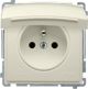 Πρίζα Schuko Kontakt-Simon Basic IP44 με βίδες, μπεζ BMGSZ1BZ.01/12