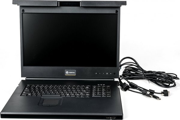 Konsola KVM Avocent Avocent 19 LCD, USB KB, 2USB PASS-US INTL ENG - LRA185KMM-001