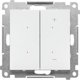 Ρυθμιστής φωτισμού Kontakt-Simon 55 TESW1W.01/111 DIMMER W για ταινίες LED, με έλεγχο μέσω smartphone, λευκό ματ