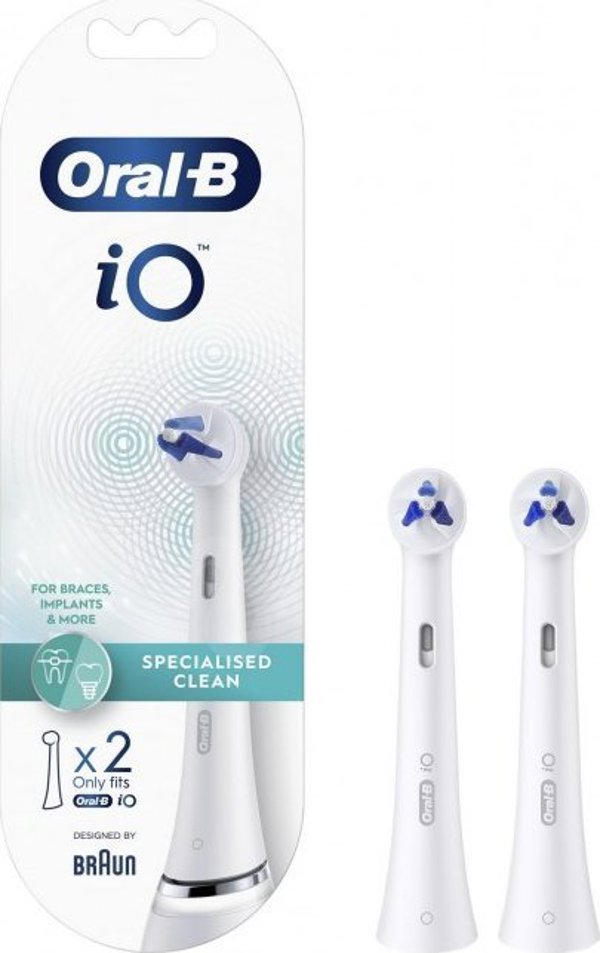 Oral-B iO Specialized Clean Κεφαλές Ανταλλακτικές για Οδοντόβουρτσα, 2τμχ.