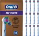 Oral-B Aufsteckbürsten 3D White 12 τεμάχια