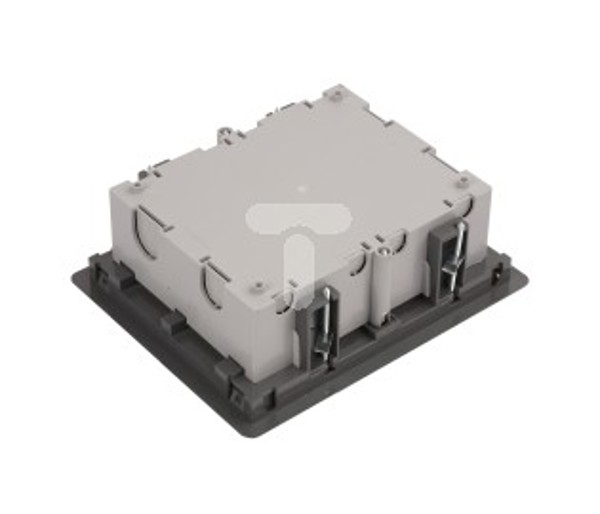 Kontakt-Simon Connect Τριπλή δαπέδου πρίζα SF 6xK45 70mm + SM302/9 γκρι SF370/1