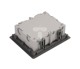 Kontakt-Simon Connect Τριπλή δαπέδου πρίζα SF 6xK45 70mm + SM302/9 γκρι SF370/1