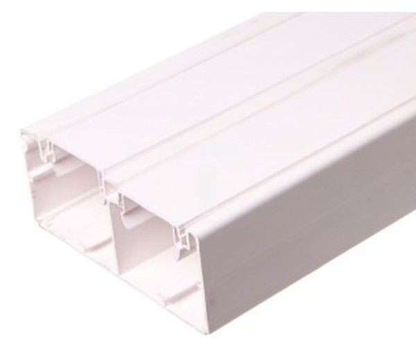 Kontakt-Simon Connect Kanal kablowy dwukomorowy Cabloplus PVC 130x55mm K45 bialy TK12102/9