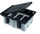Kontakt-Simon Connect Puszka SF podlogowa podwojna 4xK45 70mm szara SF270/1