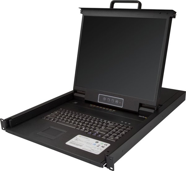 StarTech RKCONS1908K Κονσόλα KVM Rackmount 19", 8 Θυρών, USB & VGA, 1280x1024