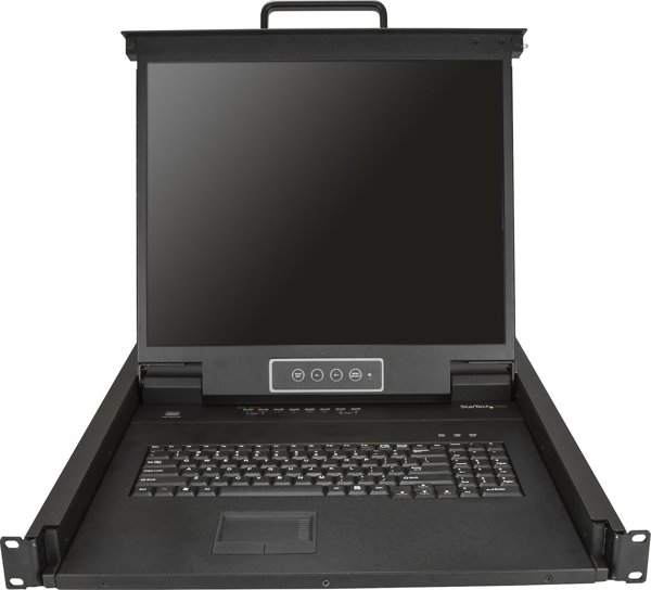 StarTech RKCONS1908K Κονσόλα KVM Rackmount 19", 8 Θυρών, USB & VGA, 1280x1024