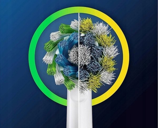 Oral-B Pro Cross Action Ανταλλακτικές Κεφαλές Οδοντόβουρτσας, White, 5 Τεμάχια