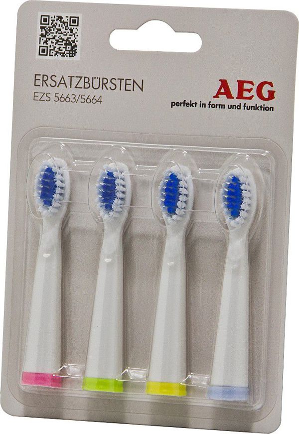 Koncowka AEG do szczoteczki sonicznej EZS 5663, EZS 5664 4 szt.