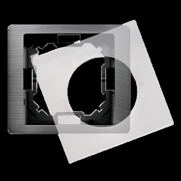 Kontakt-Simon Ramka 1-krotna Basic Neos tytan metalizowany (BMRC1B/052)