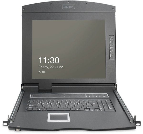Konsola KVM Digitus KVM Digitus 19" TFT Konsole GE Tastatur