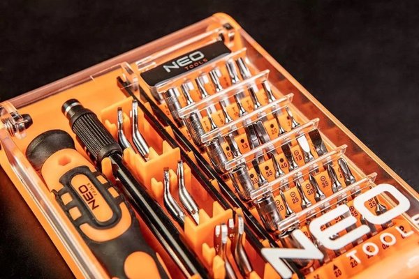 Neo Ακροδέκτες Ακριβείας με Λαβή, Σετ 45 Τεμαχίων