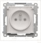 Kontakt-Simon Υποδοχη ρευματοληπτη 55 TGZ1BCZ.01/111A για IP44 με στεγανοποιητικο 16 A 250V~ γρηγορες συνδεσεις λευκο ματ/διαφανο