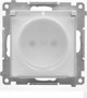 Kontakt-Simon Υποδοχη ρευματοληπτη 55 TGZ1BCZ.01/111A για IP44 με στεγανοποιητικο 16 A 250V~ γρηγορες συνδεσεις λευκο ματ/διαφανο