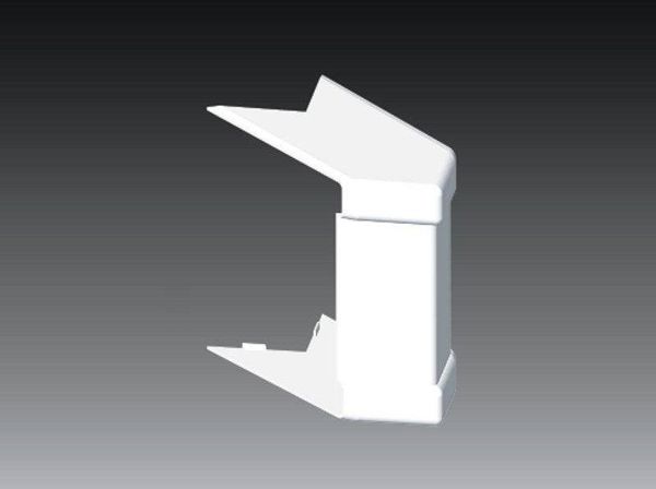 Kopos Pokrywa narozna exwteriki PK biala 140 x 70mm