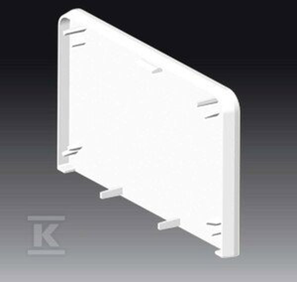 Kopos Pokrywa koncowa bezhalogenowa dla kanalow PK 90X55 D HF biala 8401HF_HB