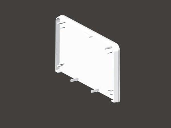 Kopos Pokrywa koncowa 55x90mm biala