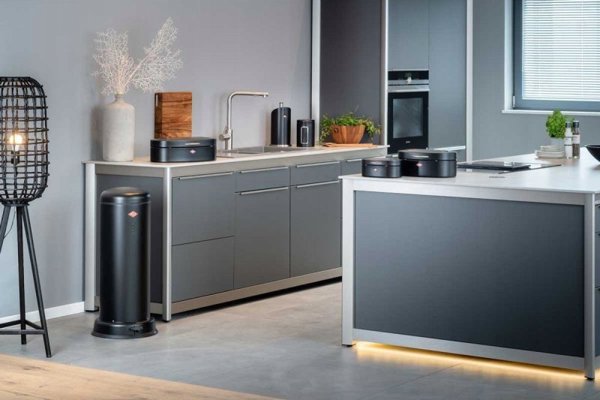 Wesco Big BaseBoy Κάδος Απορριμμάτων 30L Μαύρος