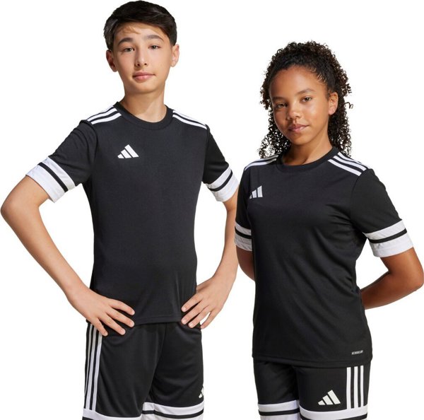 Koszulka dla dzieci adidas Squadra 25 czarna JJ0052 140cm