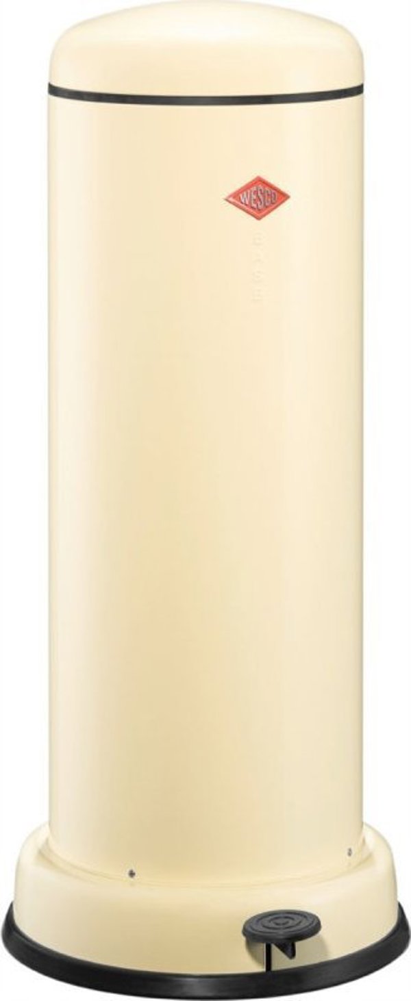 Wesco Big Baseboy 30 Κάδος Απορριμμάτων με Πεντάλ 30L Μεταλλικός Μπεζ